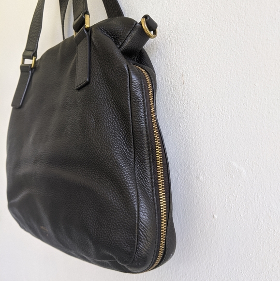 FOSSIL Black Preston Leather Shopper Bag - Picture 4 of 10